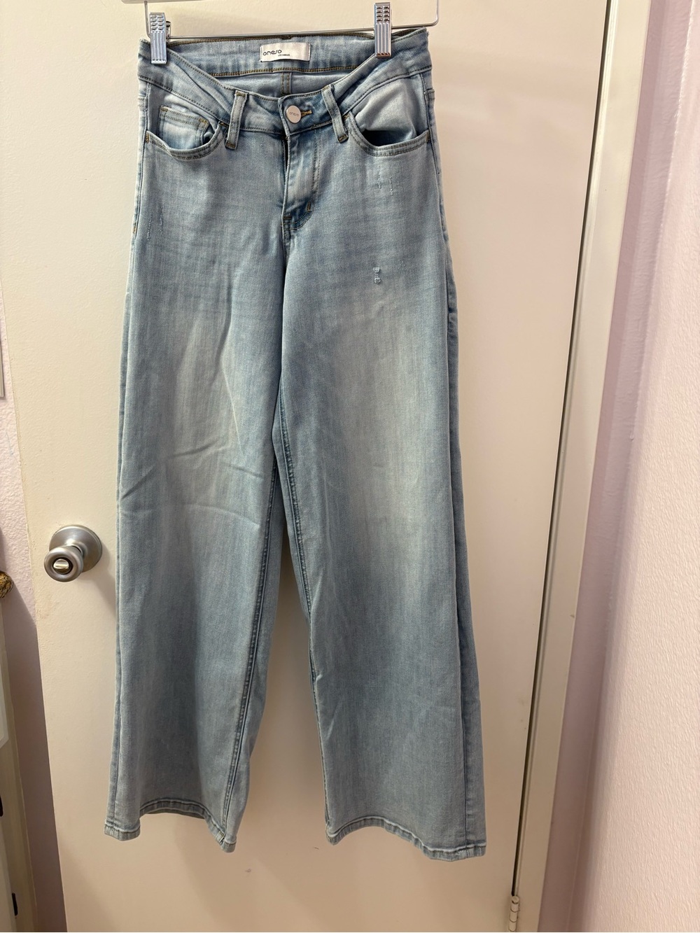 ONESO Vintage-Inspired Mid Rise Wide Leg Jeans Size 24 EUC